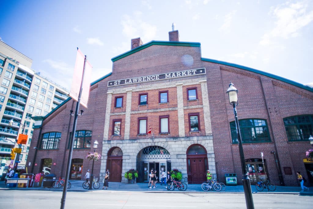 A photo of the St. Lawrence Market